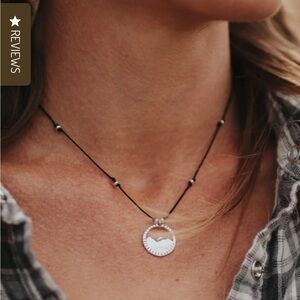 Bronwen mountain range necklace - sterling silver